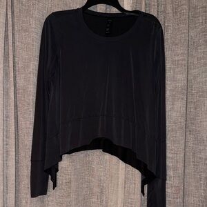 Charcoal Gray Long Sleeve Top